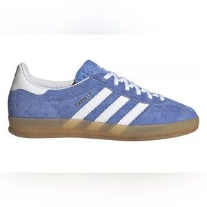 NWOT Women’s Adidas Gazelle Blue Suede US W 10.5